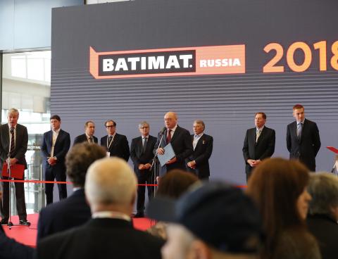 Леонид Ставицкий принял участие в открытии международной выставки BATIMAT RUSSIA-2018
