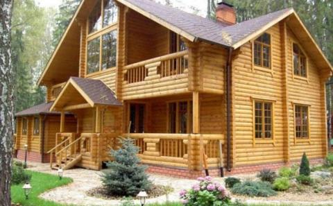 Дома из деревянных материалов 