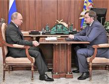Владимир Путин обсудил с Алексеем Репиком ряд вопросов, волнующих строителей, предпринимателей и многих россиян